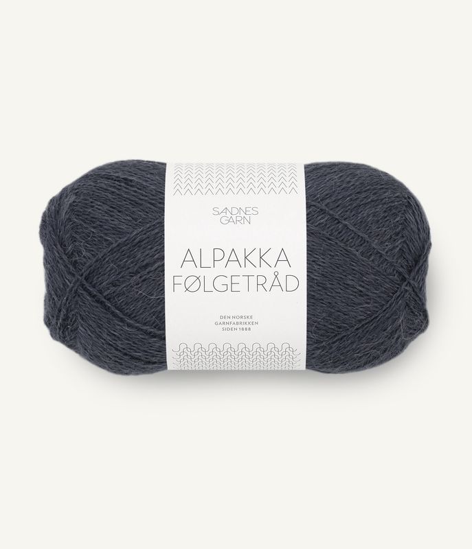 Alpakka Følgetråd 6581 Storm Blue